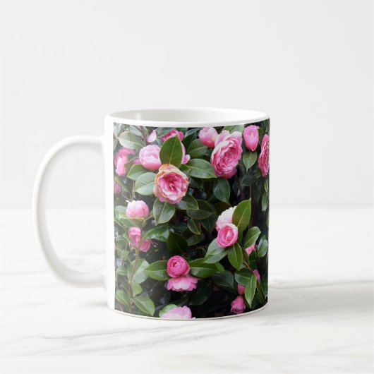 Mug Camellia flowers (Gauche)