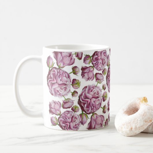 Mug Camellia Rose Garden Fleurs (Avec donut)