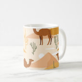 Mug Camels Dunes Cactus : Désert sans mer (Devant droit)