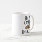 Mug Caméra de pomme de terre passionné Goofy Photograp (Devant droit)