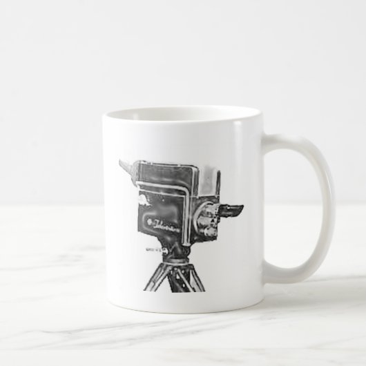 Mug caméra de télévision de studio d'émission des (Droite)