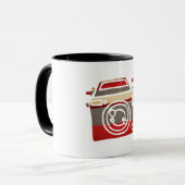 Mug Caméra mignonne Love Heart Photographie (Devant gauche)
