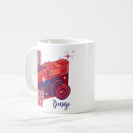 Mug Caméra Retro Facile (Devant gauche)