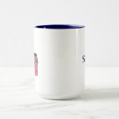 Mug Caméra rose Vintage sourire (Centre)