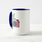 Mug Caméra rose Vintage sourire (Devant gauche)