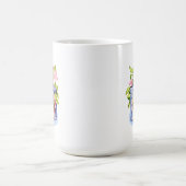 Mug Caméra vintage Bouteille d'eau florale (Centre)
