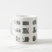 Mug Cameras Photographie Vintage (Devant gauche)