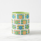 Mug "Caméras rétro colorés" (Centre)