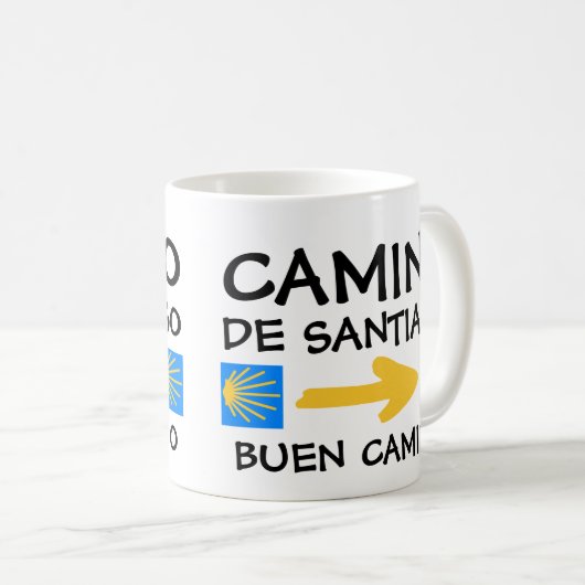 Mug Camino de Santiago (Devant droit)
