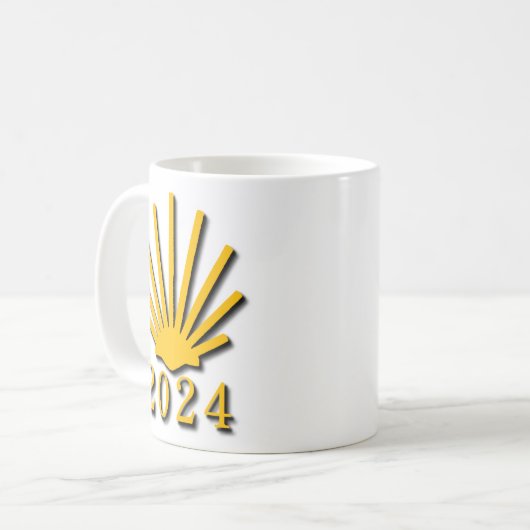 Mug Camino de Santiago 2024 (Devant gauche)