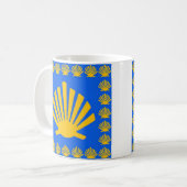 Mug Camino de Santiago Le chemin de saint Jacques 0269 (Devant gauche)