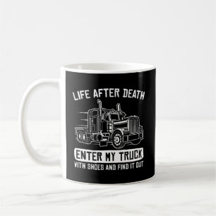 Mug Camion 18 Conducteur de camion de fret de roue