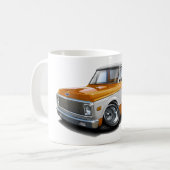 Mug Camion 1970-72 Orange-Blanc de Chevy C10 (Devant gauche)