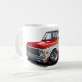 Mug Camion 1970-72 Rouge-Blanc de Chevy C10 (Devant gauche)