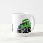 Mug Camion à ordures de dessin (Devant droit)