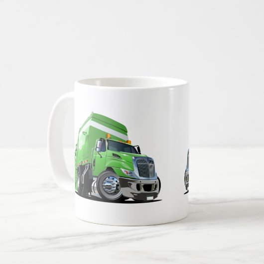 Mug Camion à ordures de dessin (Devant gauche)