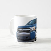Mug Camion bleu de granit de Chevy Silverado (Devant gauche)
