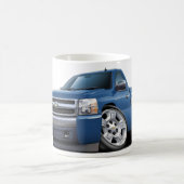 Mug Camion bleu de granit de Chevy Silverado (Centre)