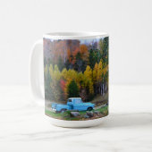 Mug Camion bleu vintage (Devant gauche)