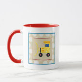 Mug Camion Bulldozer Jaune par Chariklia Zarris (Gauche)