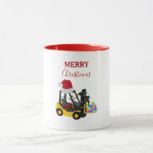 Mug Camion chariot élévateur de Noël (Centre)