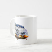 Mug Camion de blanc du pionnier solides solubles (Devant gauche)