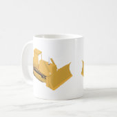 Mug Camion de construction Bulldozer (Devant gauche)
