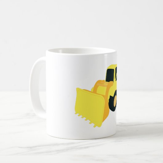 Mug Camion de construction de chargeur frontal (Devant gauche)