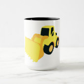 Mug Camion de construction de chargeur frontal (Centre)