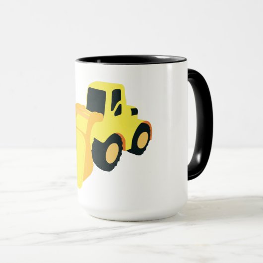 Mug Camion de construction de chargeur frontal (Devant droit)
