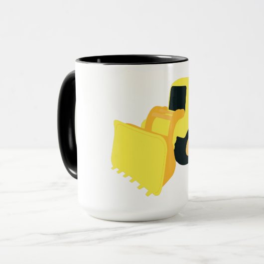 Mug Camion de construction de chargeur frontal (Devant gauche)