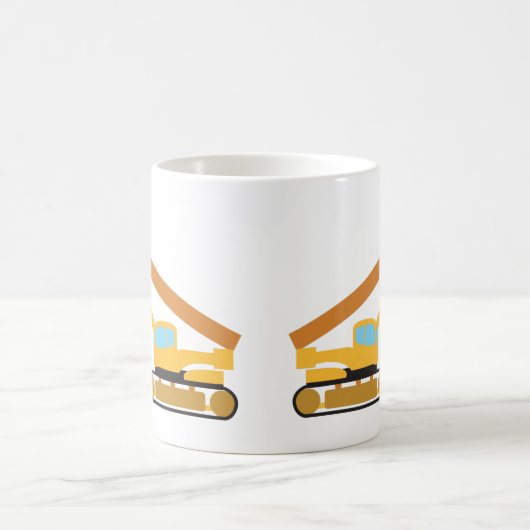 Mug Camion de construction de grue (Centre)