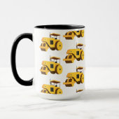 Mug Camion de construction de rouleau routier (Gauche)