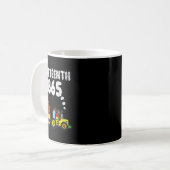 Mug Camion de construction Juneteenth 1865 Histoire de (Devant gauche)