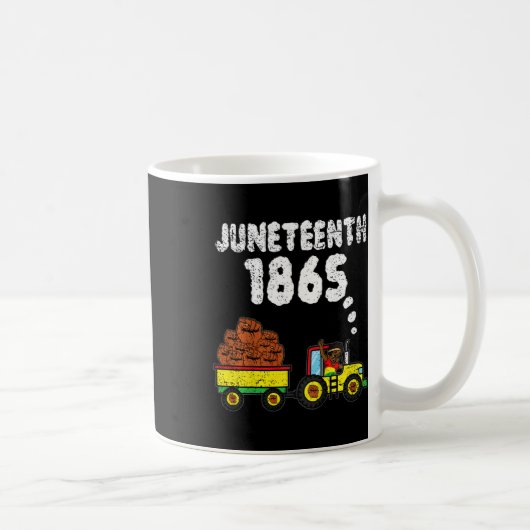 Mug Camion de construction Juneteenth 1865 Histoire de (Droite)