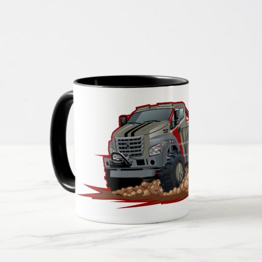 Mug Camion de dessin animé (Devant gauche)
