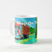 Mug Camion de fret rouge pour enfants et camionneurs (Devant gauche)