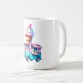 Mug camion de glace mobile (Devant droit)