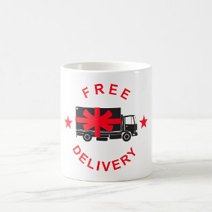 Mug Camion de livraison gratuite