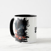 Mug Camion de Mug, cadeau de camion, Roues (Devant gauche)