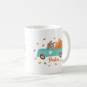 Mug Camion de patchs Citrouille avec chien (Devant droit)