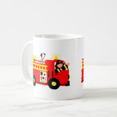 Mug Camion de pompiers (Devant gauche)