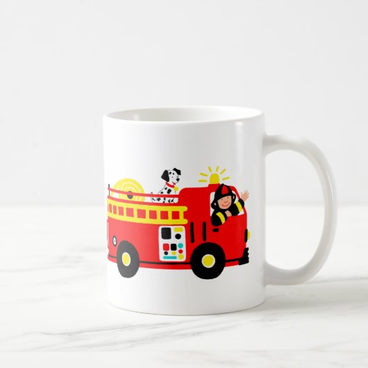 Mug Camion de pompiers (Droite)