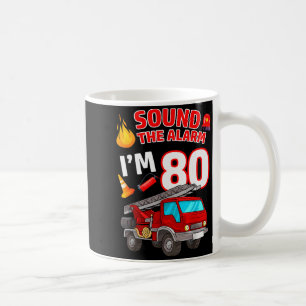 Mug Camion de pompiers 80e anniversaire pompier sapeur