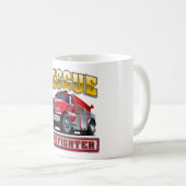 Mug Camion de pompiers de dessin animé (Devant droit)
