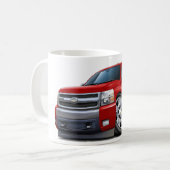 Mug Camion de rouge de Chevy Silverado Dualcab (Devant gauche)