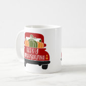 Mug Camion de Thanksgiving (Devant gauche)