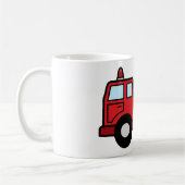Mug Camion de véhicule de secours de Firetruck de (Gauche)