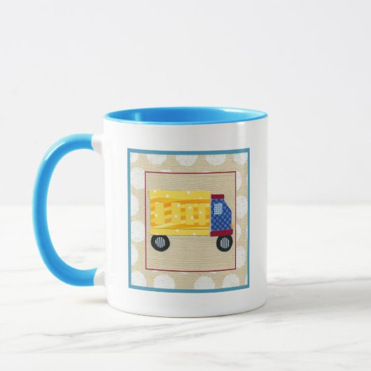 Mug Camion de vidage pour enfants par Chariklia Zarris (Gauche)
