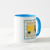 Mug Camion de vidage pour enfants par Chariklia Zarris (Devant droit)